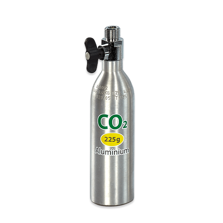 Druckgasflasche-Aluminium-Co2-225g